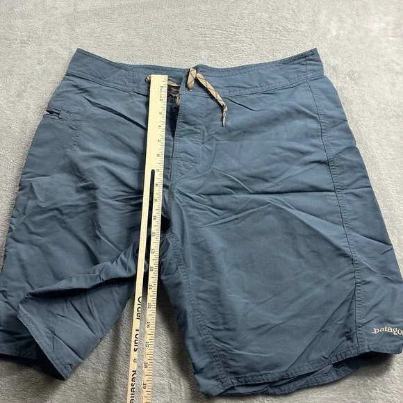 Patagonia Wavefarer Board Shorts Trunks Swim Outdoors Blue Mens Size 33 - Picture 5 of 9